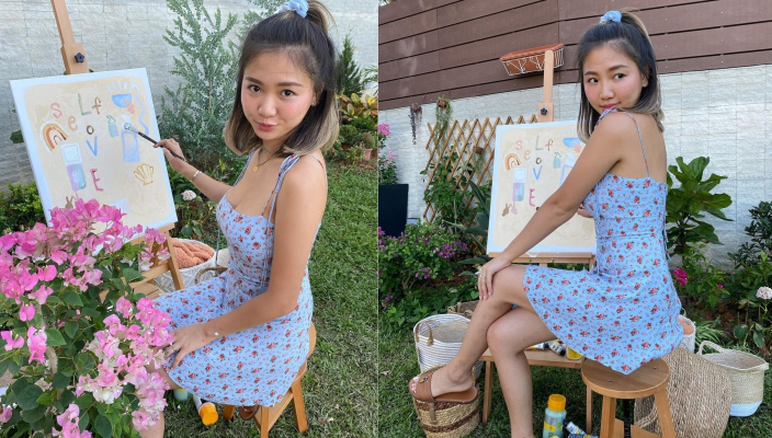 碎花裙穿搭配件推介